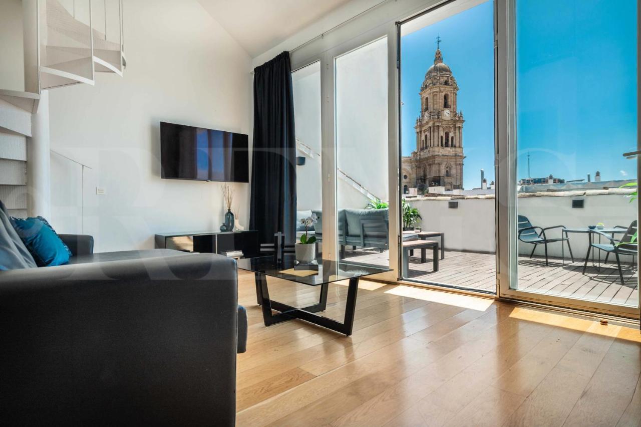 Marvellous Penthouse With Terrace & Cathedral Views By Rems Apartment Malaga Exterior photo